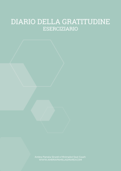 diario della gratitudine eserciziario copertina
